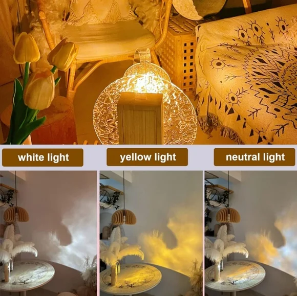 Sunset Lamp Projection, Sun Lamp, Sunlight Lamp Projector, Manual Control Light - Picture 2 of 4